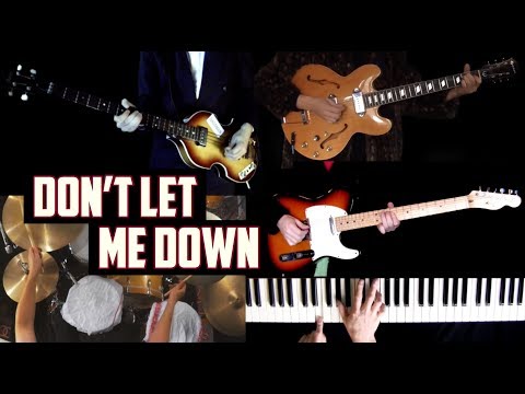 Don't Let Me Down | Full Cover | Guitars, Bass, Drums and Wurlitzer Video