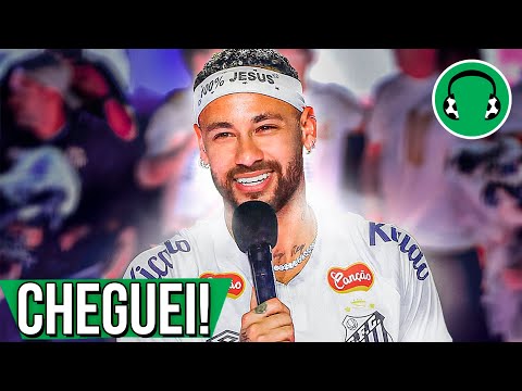 ♫ NEYMAR canta CHEGUEI (no Santos) | Paródia Ludmilla