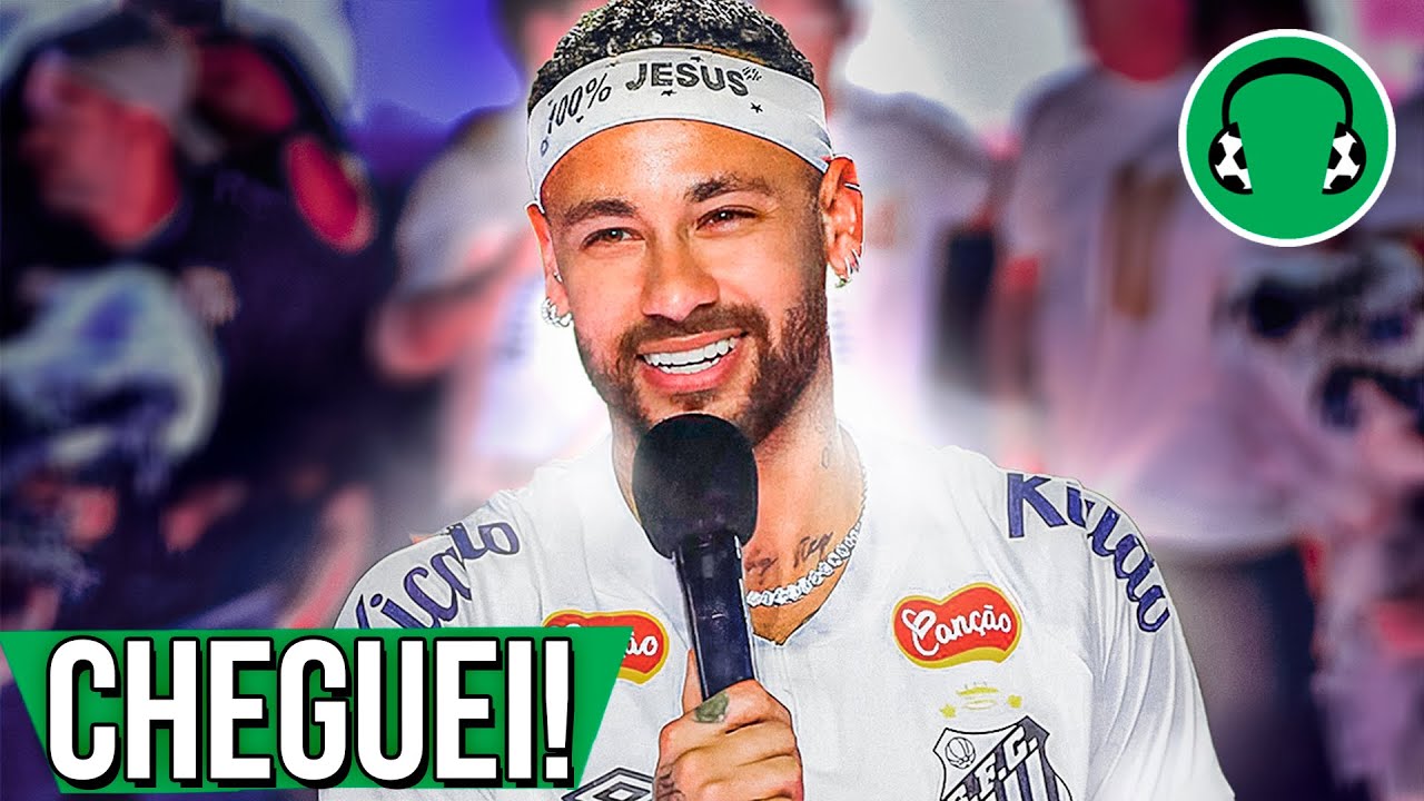 ♫ NEYMAR canta CHEGUEI (no Santos) | Paródia Ludmilla
