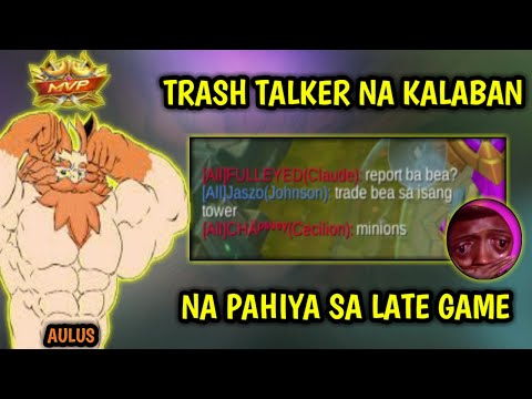 ISANG MALING GALAW, TALO ! | AULUS SUPREME DESTROYED TRASHTALKER - MLBB