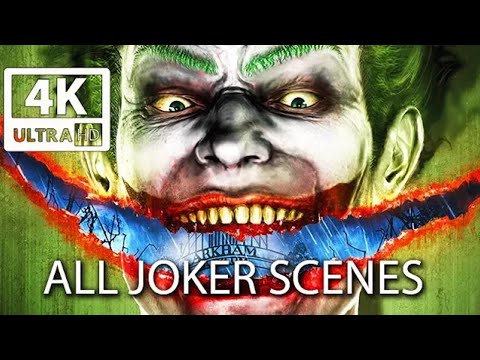 BATMAN ARKHAM ASYLUM All Joker Scenes 4k 60FPS Ultra HD