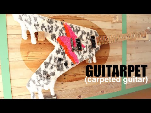 Reclaimed  Flooring Flying V with Fresh, New Rug on Top - New Perspectives Music image 13