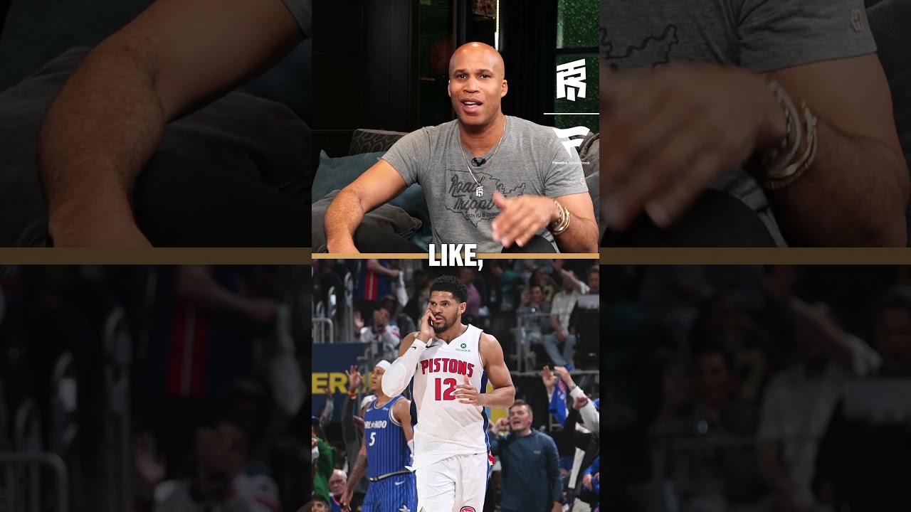 Richard Jefferson Gives Tobias Harris His Flowers Before Series vs Cavs #nba #pistons