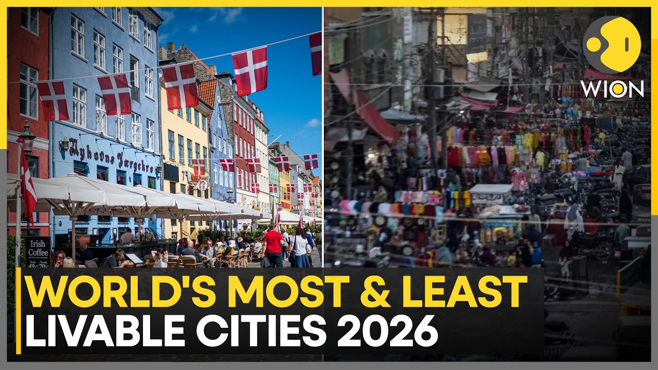 World's Most Livable Cities 2026: Copenhagen Tops, Damascus Ranks Last | WION