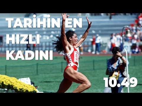 100m Kadınlar Dünya Rekoru (Women World Record) Florence Griffith-Joyner