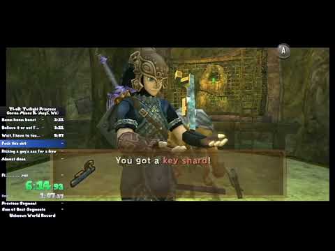 Zelda: Twilight Princess Goron Mines IL (Any%, Wii) Speedrun: 14:55