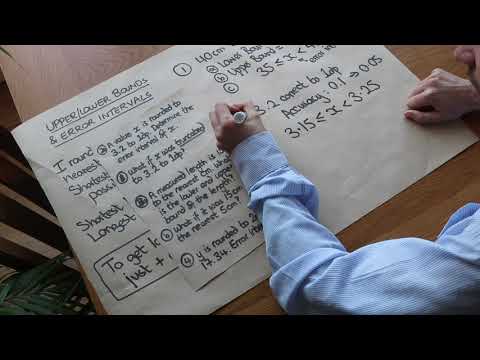 Lower Bounds, Upper Bounds and Error Intervals - GCSE