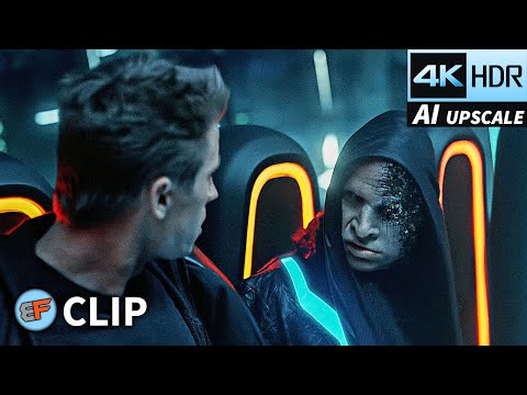 Sam Enters the Grid Scene | Tron Legacy (2010) IMAX 4K HDR Movie Clip