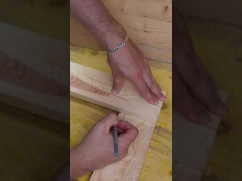 Ganz einfach den richtigen Winkel schneiden! #tips #tutorial #diy #short #holz #winkel #tipps #sägen