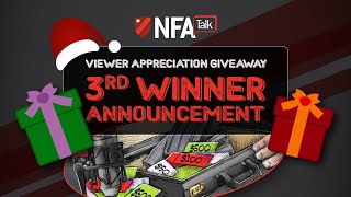 NFA Talk December 2020 Giveaway Wrap Up