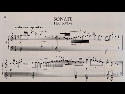 David Roohy plays Joseph Haydn's Piano Sonata Hob. XVI:48