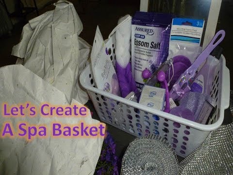 A Spa Basket for Auntie Birthday!