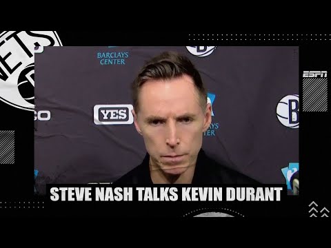 史蒂夫-納什在輸給猛龍後公開了凱文-杜蘭特的情況｜NBA on ESPN (Steve Nash opens up on Kevin Durant situation after loss to Raptors | NBA on ESPN)