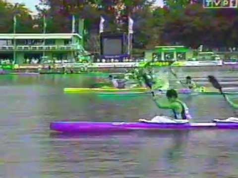 Mistrzostwa Świata w Kajakarstwie K2 200m 1995r Adam Wysocki i Maciej Freimut
