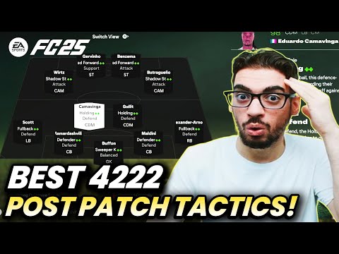 BEST META 4222 FORMATION AND CUSTOM TACTICS | FC 25 ULTIMATE TEAM