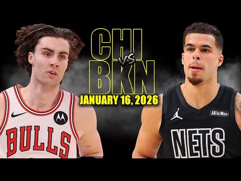 Chicago Bulls vs Brooklyn Nets Full Game Highlights - January 16. 2026 | NBA Season
