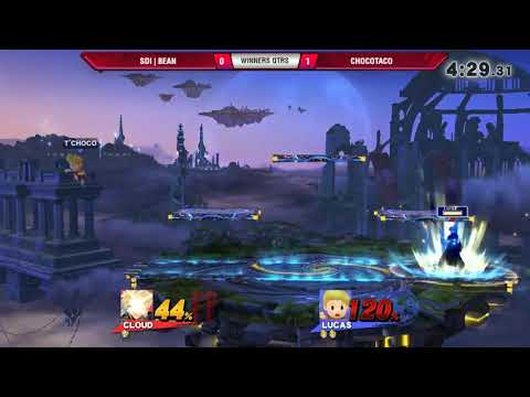 VS Weekly 8/30/18 - Winners Qtrs - SDi | Bean (Cloud) vs ChocoTaco (Lucas) - Smash 4