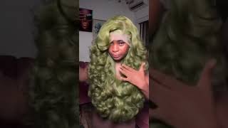 Download lagu 🎉 My first green wig! Dare to try it? 🎉 mp3
