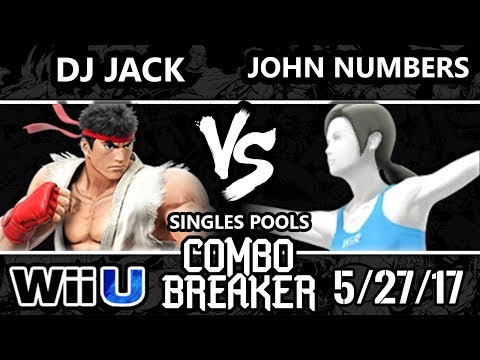 Combo Breaker 2017 Smash 4 - TGL | DJ Jack (Ryu) vs KPB HO3K | John Numbers (WFT) - WiiU Tournament