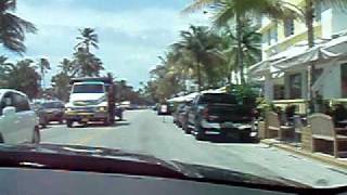 Ocean Drive in a Mustang