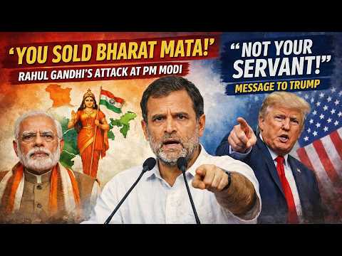 Rahul Gandhi Accuses PM of Surrendering to US Pressure | Lok Sabha Budget Debate