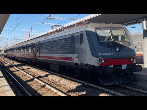 Arrivo e partenza dell’InterCity Notte 795 Torino P.N.- Reggio Calabria C.le a Torino Lingotto
