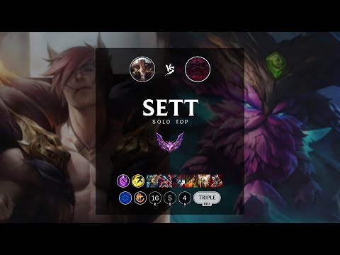Sett Top vs Ornn - EUW Master Patch 12.7