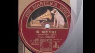 Paul Robeson " ol'man river " 1929