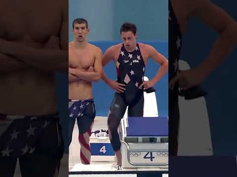 Lezak Comes from Behind to Win Gold🥇#shorts #swimming