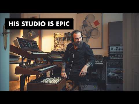 Tour of a BEAUTIFUL Synth Studio — So Many Amazing Synthesizers!!