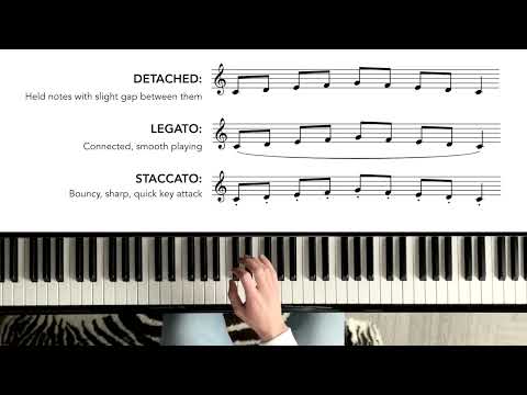 How to Play Legato & Staccato on the Piano | Technique Tuesday Tutorial