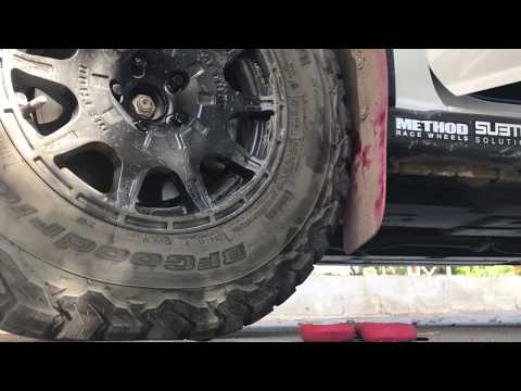 Crosstrek 237/75/15 tire rubbing on Rally Armor mud flaps