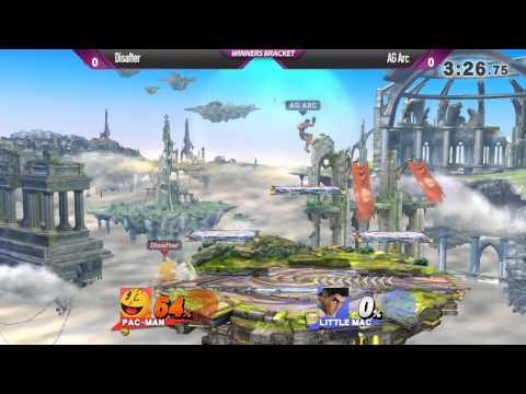 Shockwave 15 Smash 4 - Disafter (Pac-man) vs AG Arc (Little Mac) - Winners Bracket