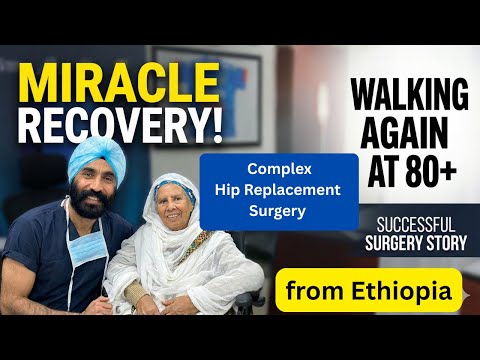 Walking Again at 86! Incredible Hip Replacement Transformation (Ethiopian Patient)