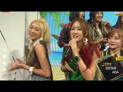 Sistar eating AOA up