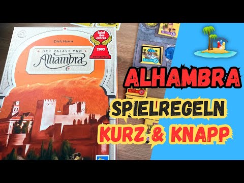 Alhambra - Spielanleitung (Queen Games) Spiel des Jahres 2003 | Der Palast von Alhambra