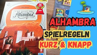 Alhambra - Spielanleitung (Queen Games) Spiel des Jahres 2003 | Der Palast von Alhambra