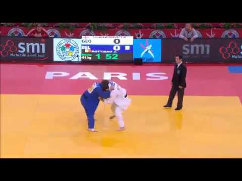 Avtandil Tchrikishvili (GEO) vs Joachim Bottieau (BEL) -81kg Judo Grand Slam Paris 2013