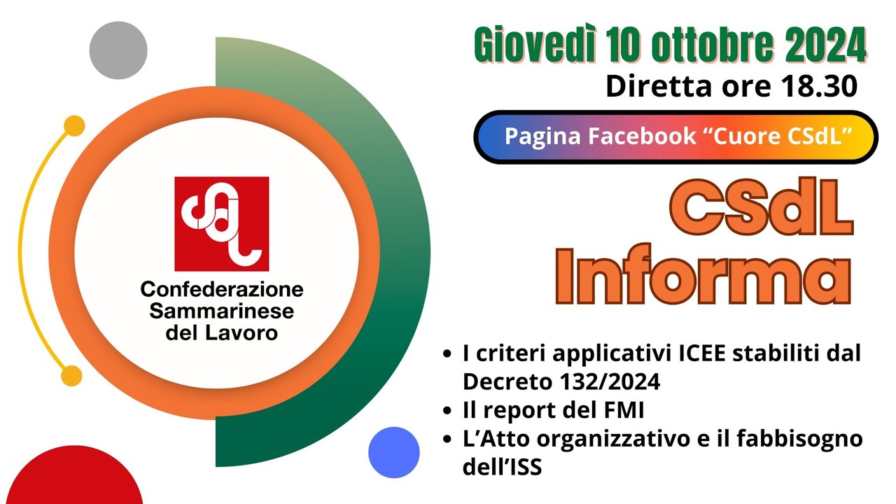 CSdL Informa 10 Ottobre 2024