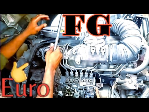 How to open Euro hino fuel injection pump from engine?