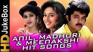Anil Kapoor, Madhuri Dixit & Meenakshi Hit Songs | Best Of Bollywood Jodi Songs