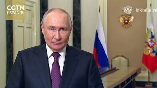 Putin envía un mensaje por video la víspera de su visita de Estado a China