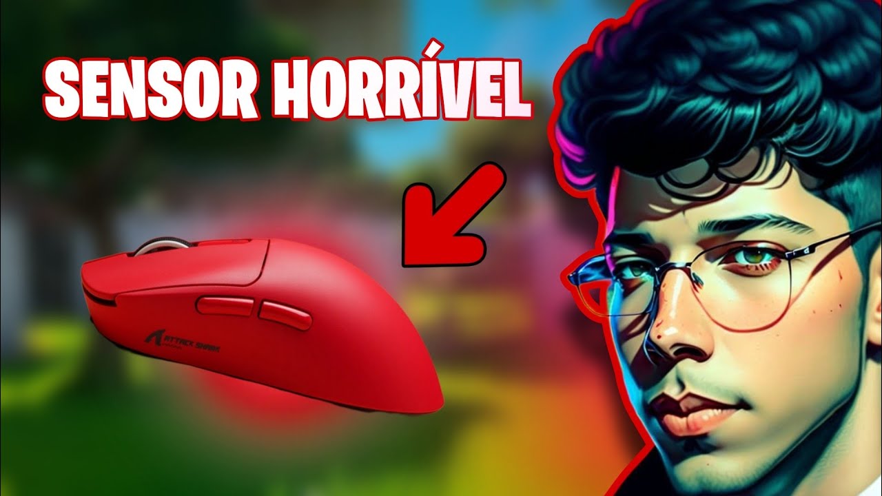 NÃO COMPRE! Attack Shark X3 Veio Com Sensor Quebrado