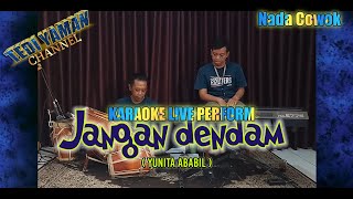 Download lagu Jangan dendam karaoke (yunita ababil) nada cowok Dm mp3