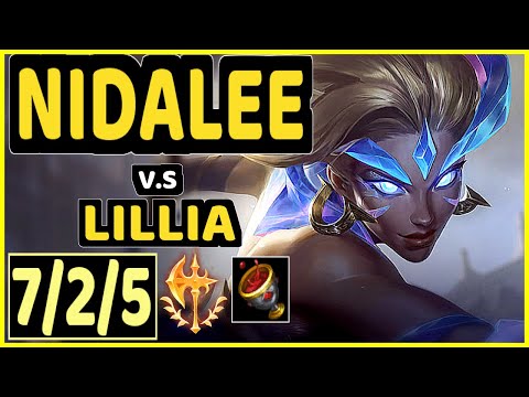 MARKOON (NIDALEE) vs LILLIA - 7/2/5 KDA JUNGLE CHALLENGER GAMEPLAY - EUW