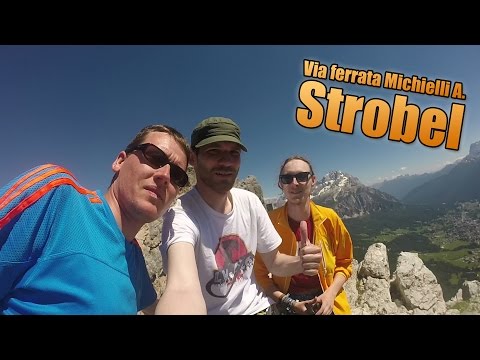 Via ferrata Michielli A. Strobel - Punta Fiames 23. Juni 2016 [GoPro HD]