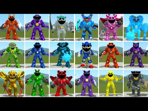 WHICH FAMILY IS STRONGER? FROM ALL MECHA TITAN/ POPPY PLAYTIME GOLEM In Garry's Mod!