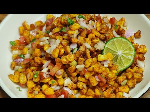 Spicy Corn Chaat Recipe