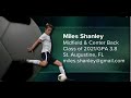 Miles Shanley, Midfield & Center Back, class 2021