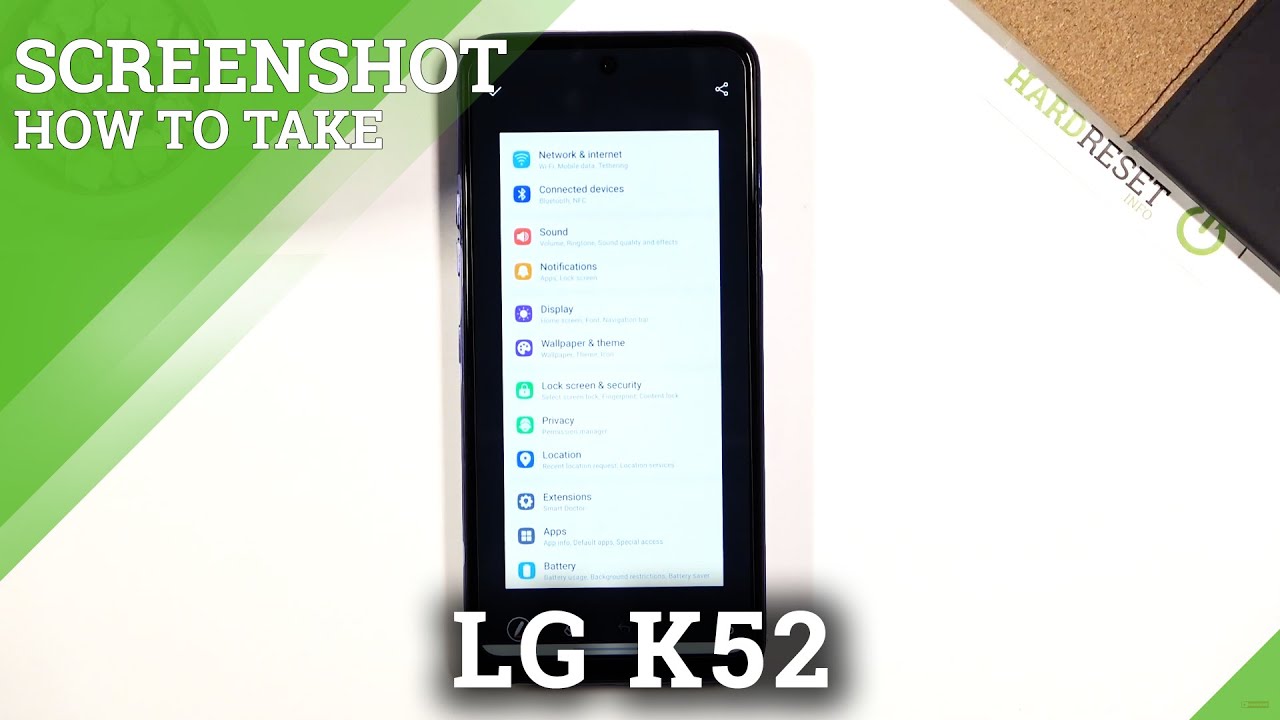 How to Take Screenshot in LG K52 – Catch Fleeting Content